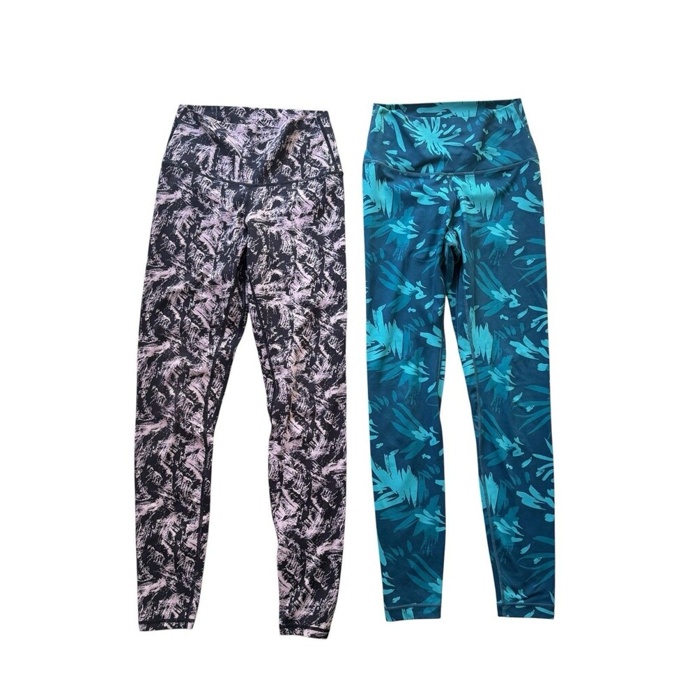 Colorful Koala Lot of 2 High Rise Patterned Leggings Women’s Size Small